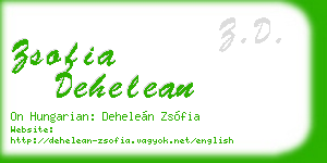 zsofia dehelean business card